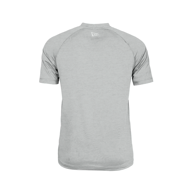 Men's New Era Heather Gray Ottawa Redblacks 2026 Sideline Cavort Raglan T-Shirt