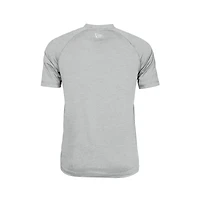 Men's New Era Heather Gray Ottawa Redblacks 2026 Sideline Cavort Raglan T-Shirt