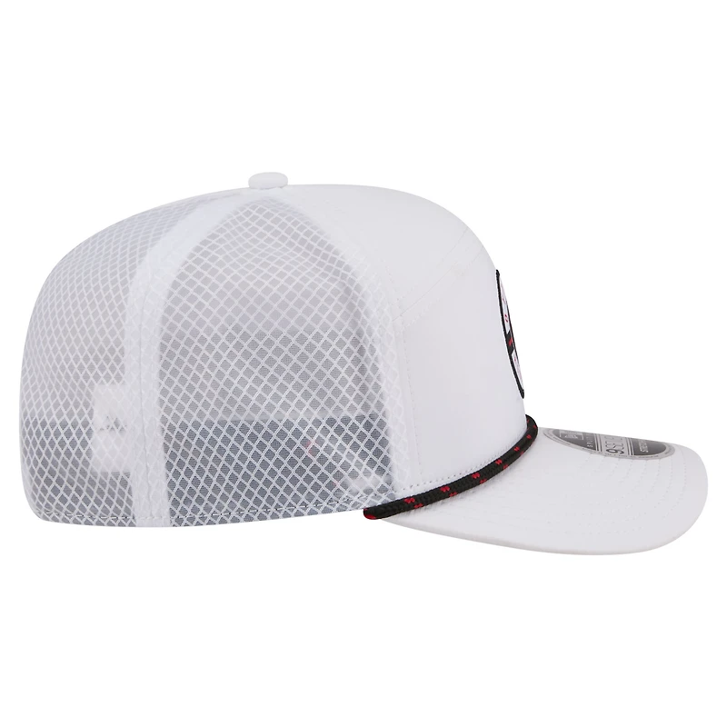 Casquette ajustable New Era blanche Ottawa Redblacks 2026 Sideline Rope 9SEVETNTY pour homme