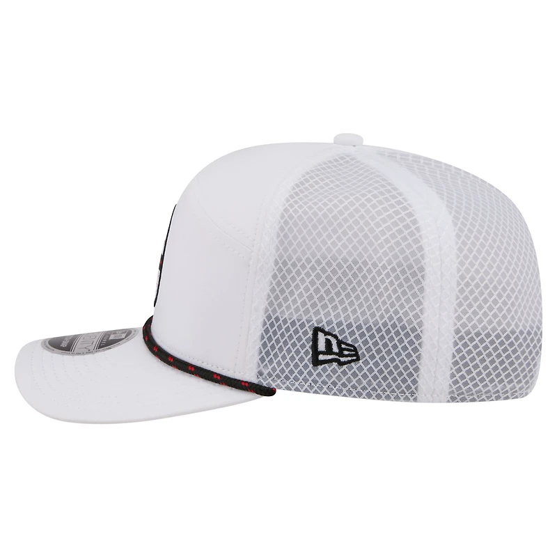 Casquette ajustable New Era blanche Ottawa Redblacks 2026 Sideline Rope 9SEVETNTY pour homme