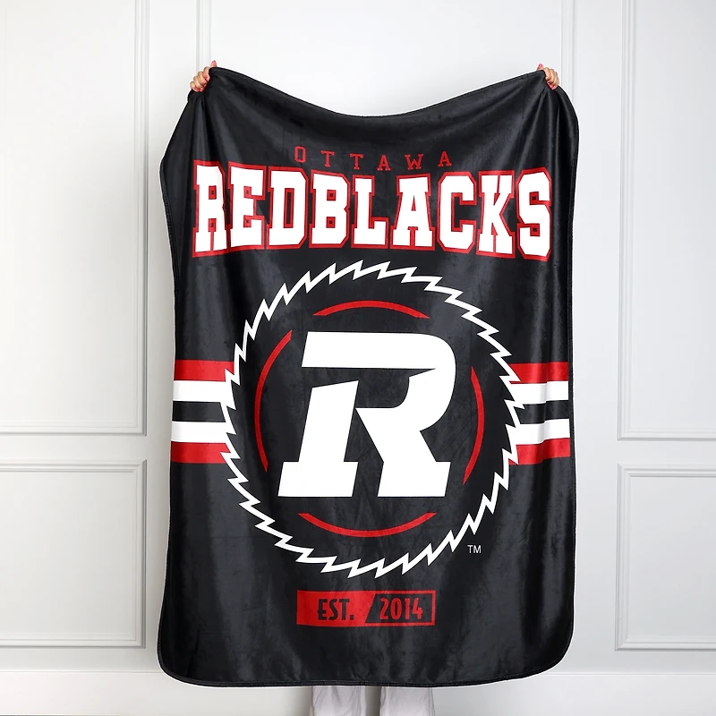 Ottawa Redblacks 50" x 60" Sports Lover Throw Blanket