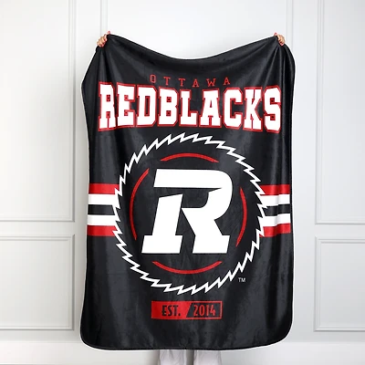 Ottawa Redblacks 50" x 60" Sports Lover Throw Blanket