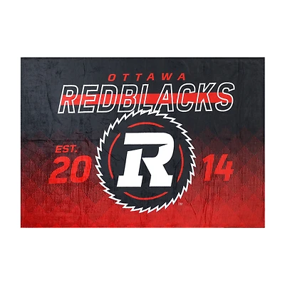 Couverture familiale des Redblacks d'Ottawa (62 po x 90 po)