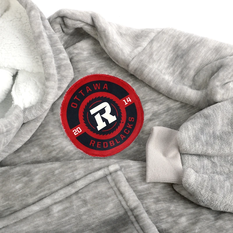 Couverture à capuche des Redblacks d'Ottawa