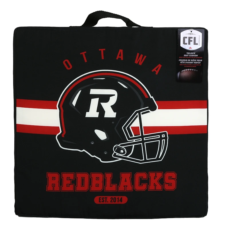 Coussin de stade des Rouge et Noir d'Ottawa