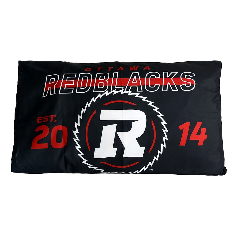 Ensemble de deux taies d'oreiller Ottawa Redblacks