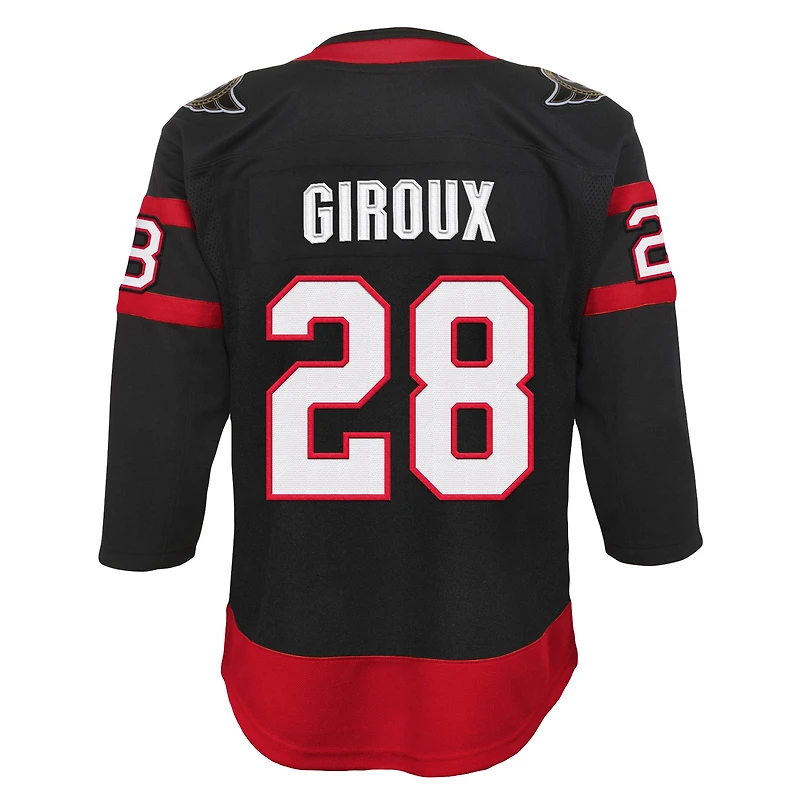 Claude Giroux Black Ottawa Senators 2020/21 Home Premier Player Jersey