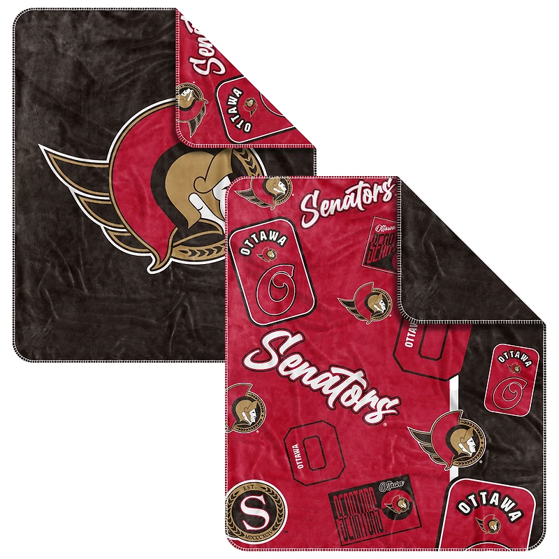  Ottawa Senators 50" x 60" Dream Weave Throw Blanket