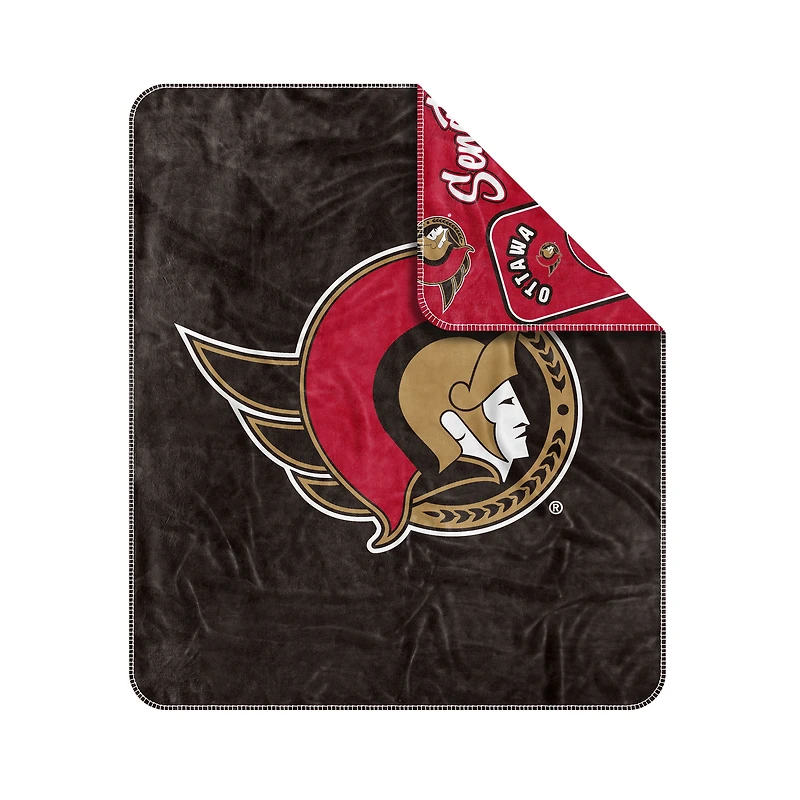  Ottawa Senators 50" x 60" Dream Weave Throw Blanket