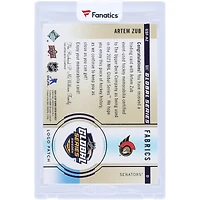Artem Zub Sénateurs d'Ottawa 2024-25 Upper Deck SP Jeu Utilisé Série mondiale Jeu Utilisé Logo Relic #GSF-AZ #2/2 Carte