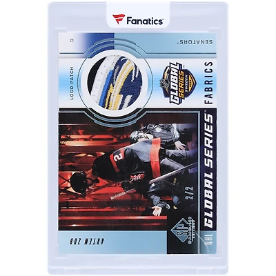 Artem Zub Sénateurs d'Ottawa 2024-25 Upper Deck SP Jeu Utilisé Série mondiale Jeu Utilisé Logo Relic #GSF-AZ #2/2 Carte
