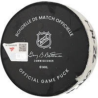 Dylan Cozens Ottawa Senators Game-Used Goal Puck vs. New York Rangers on January 14, 2026
