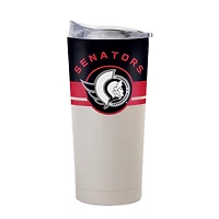 Gobelet isotherme Horizon à revêtement en poudre Logo Brands Ottawa Senators de 591 ml