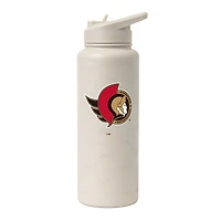 Bouteille désaltérante Logo Brands Ottawa Senators 34 oz Sand Ghost