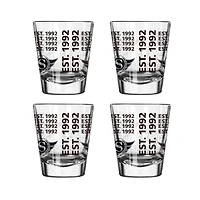 Logo Brands Ottawa Senators 4-Pack 2oz. Shot Glass Set
