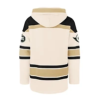 Men's '47  Cream Ottawa Senators Nilley Superior Lacer Fleece Hoodie