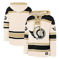 Men's '47  Cream Ottawa Senators Nilley Superior Lacer Fleece Hoodie