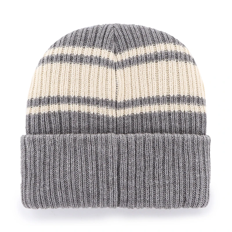 Men's '47  Gray Ottawa Senators Harbor Stripe Cuffed Knit Hat
