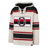 Chandail à capuchon lacets Rockaway des Sénateurs d'Ottawa '47 Oatmeal pour hommes