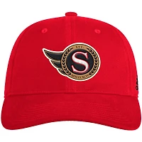 Men's adidas Red Ottawa Senators Washed Cotton - Flex Hat