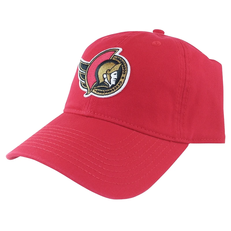 Men's American Needle Red Ottawa Senators Blue Line Adjustable Hat