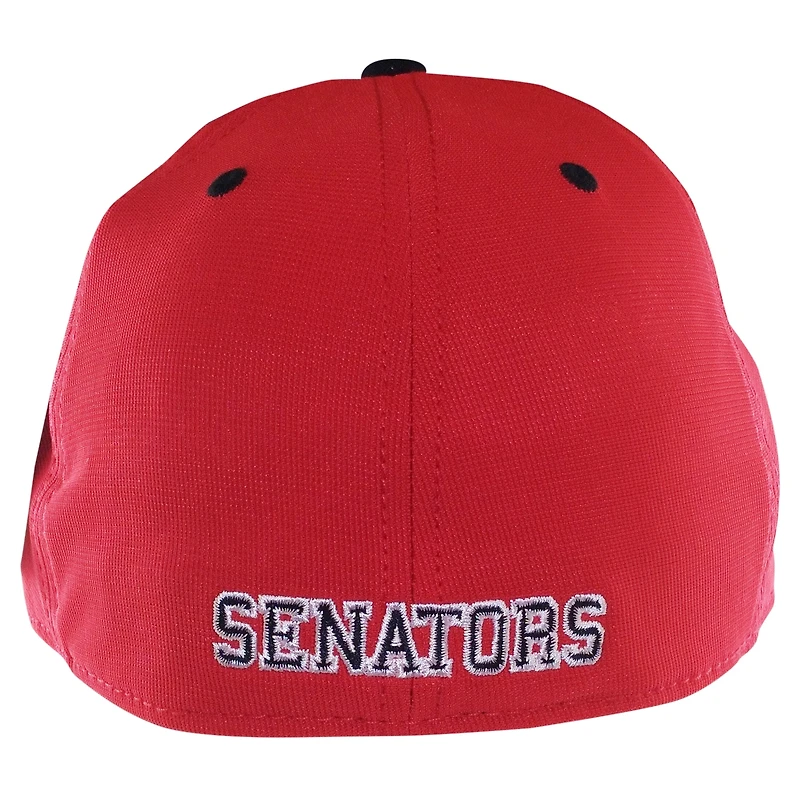 Casquette flexible principale E-Boss des Sénateurs d'Ottawa American Needle rouge pour hommes