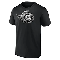 Men's  Black Ottawa Senators Iced Out T-Shirt
