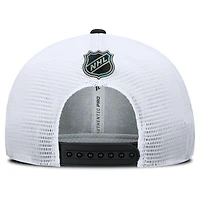 Casquette de camionneur ajustable authentique Pro Rink Lockup des Sénateurs d'Ottawa, noire et blanche, Fanatics pour hommes