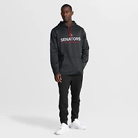 Men's Fanatics Black Ottawa Senators Authentic Pro Rink Hoodie