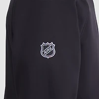 Pull raglan à quart de zip noir authentique Pro Rink des Sénateurs d'Ottawa Fanatics pour homme