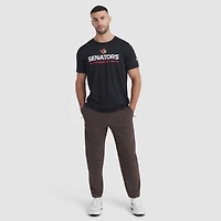 Men's Fanatics Black Ottawa Senators Authentic Pro Rink Tech T-Shirt
