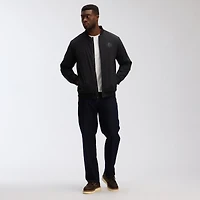 Blouson aviateur léger à fermeture éclair intégrale Fanatics noir des Sénateurs d'Ottawa Authentic Pro Road pour homme