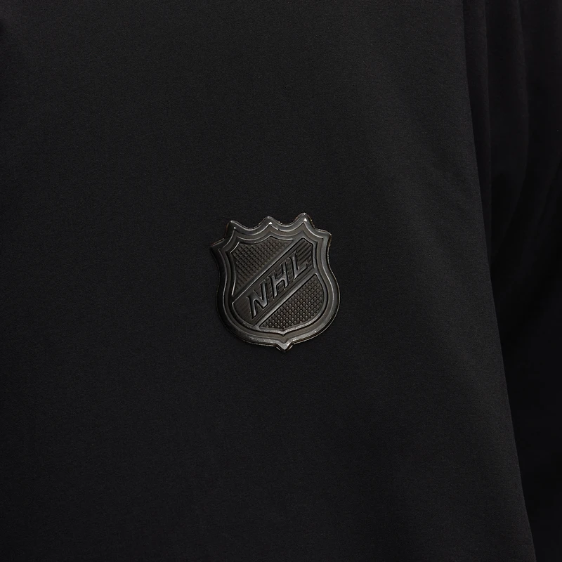 Blouson aviateur léger à fermeture éclair intégrale Fanatics noir des Sénateurs d'Ottawa Authentic Pro Road pour homme