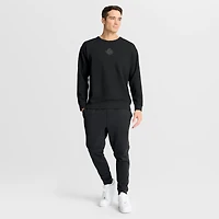 Sweat-shirt Fanatics noir authentique Pro Road Tri-Blend pour homme des Sénateurs d'Ottawa