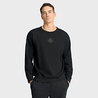 Men's Fanatics Black Ottawa Senators Authentic Pro Road Tri-Blend Sweatshirt