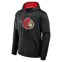 Sweat à capuche noir pour homme Fanatics Ottawa Senators Defender