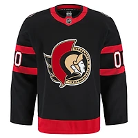 Maillot personnalisé authentique à domicile des Sénateurs d'Ottawa Fanatics pour hommes, noir