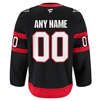 Maillot personnalisé authentique à domicile des Sénateurs d'Ottawa Fanatics pour hommes, noir