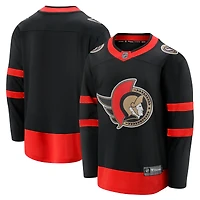 Men's Fanatics Black Ottawa Senators Home Breakaway Jersey