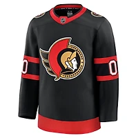 Men's Fanatics Black Ottawa Senators Home Premium Custom Jersey