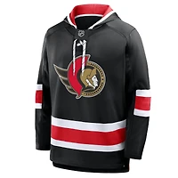 Men's Fanatics Black Ottawa Senators Prime Time Fleece Hoodie