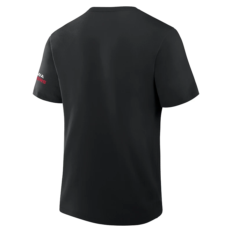 T-shirt Fanatics noir pour hommes, équipe Vision Legacy des Sénateurs d'Ottawa