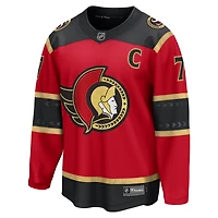 Men's Fanatics Brady Tkachuk Red Ottawa Senators Alternate Breakaway Jersey