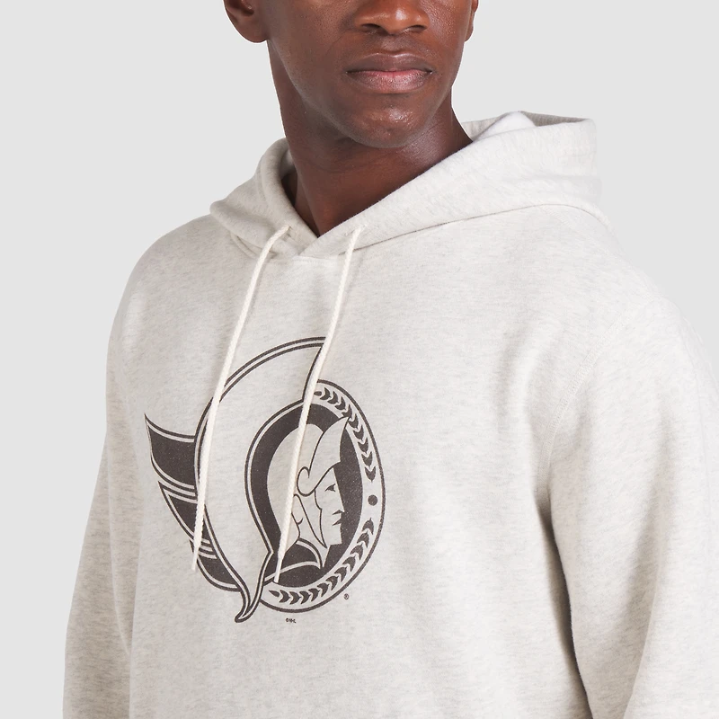 Sweat à capuche en molleton gris Fanatics pour hommes des Sénateurs d'Ottawa fabriqué au Canada