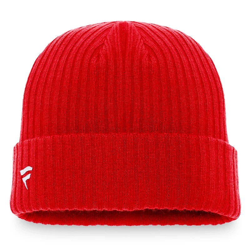Men's Fanatics Red Ottawa Senators Core Primary Logo Cuffed Knit Hat