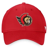 Men's Fanatics Red Ottawa Senators Core Primary Logo Flex - Hat