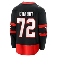 Fanatiques masculins de marque Thomas Chabot Black Ottawa Senators 2020/21 Domicile - Maillot Premier Breakaway Player