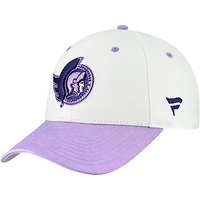 Casquette ajustable authentique Pro Hockey Fights Cancer pour homme, blanche/lavande, des Sénateurs d'Ottawa