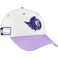 Casquette ajustable authentique Pro Hockey Fights Cancer pour homme, blanche/lavande, des Sénateurs d'Ottawa