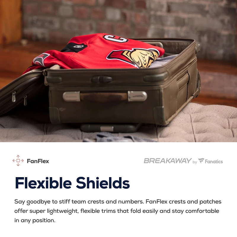 Échappée des Sénateurs d'Ottawa blanche de marque Fanatics - Maillot vierge